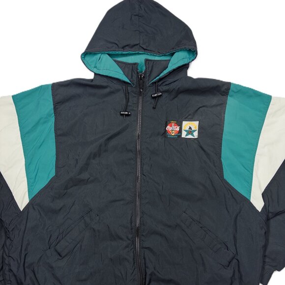 Vintage 1997 DeLONG NHL Coca Cola All Star Weekend San Jose Sharks Jacket USA XL
